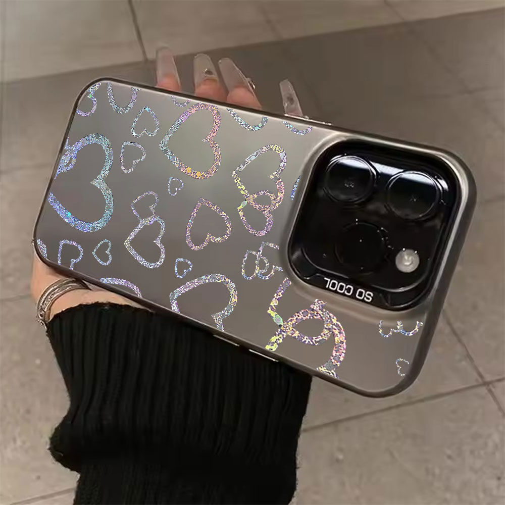 Phone Cases For Iphone 16 - Kolorowe etui z nadrukiem serca do