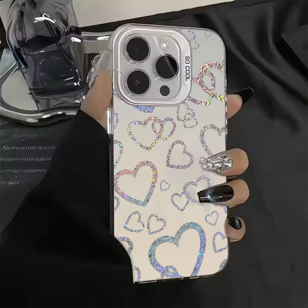 Kolorowe etui z nadrukiem serc – Phone Cases For Iphone 16 recenzja i cena