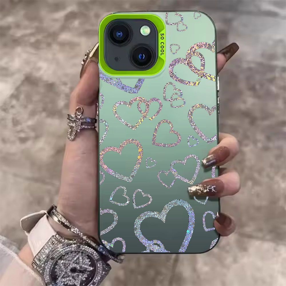 Kolorowe etui z nadrukiem serc – Phone Cases For Iphone 16 recenzja i cena