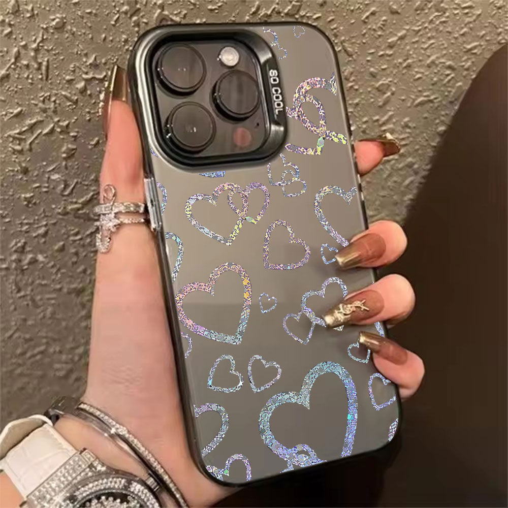 Kolorowe etui z nadrukiem serc – Phone Cases For Iphone 16 recenzja i cena