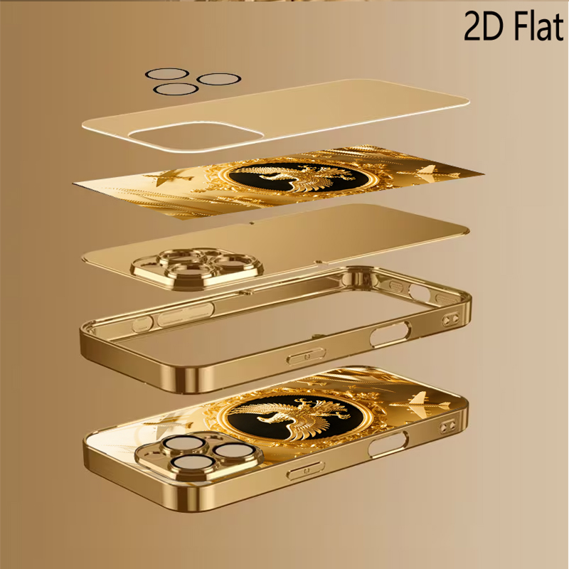 Wzór złotego skrzydła na szkle – Phone Cases H&M recenzja i cena